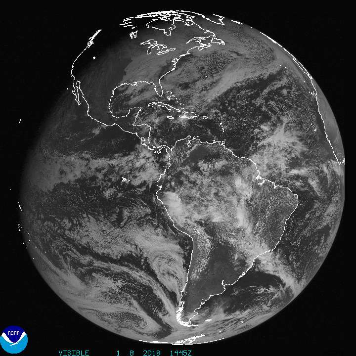 GOES-E full disk Earth-visible