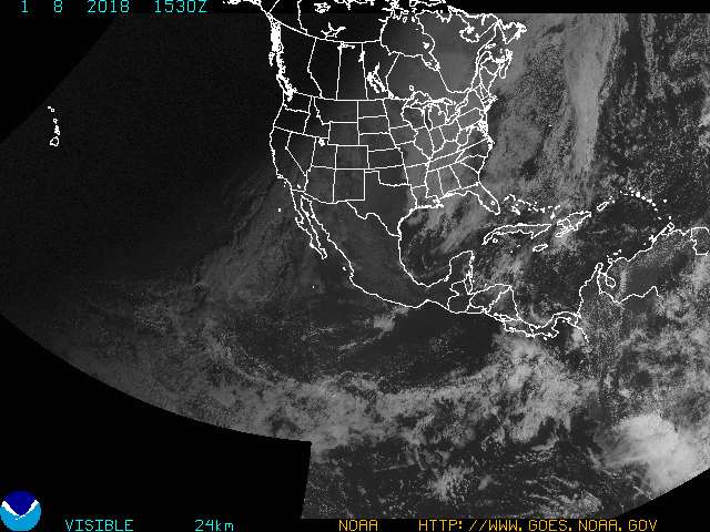GOES Northern Hemisphere Composite Visible