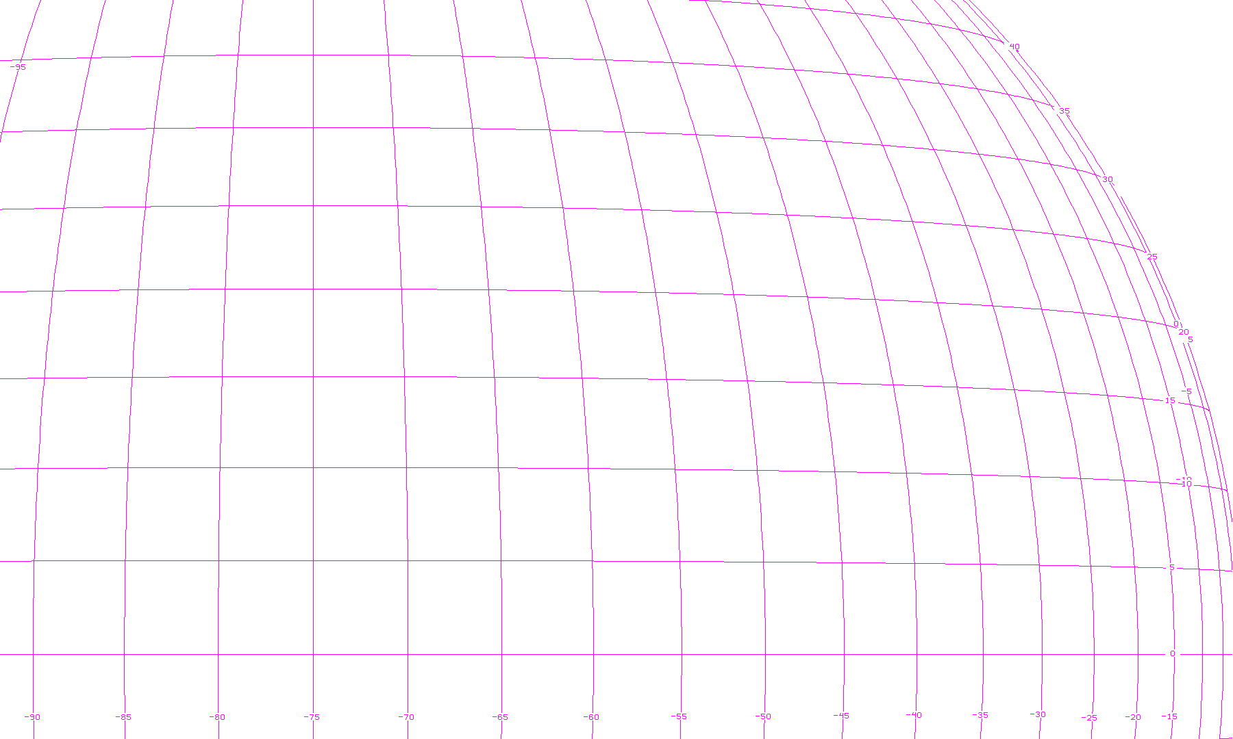 Latitude / Longitude grid
